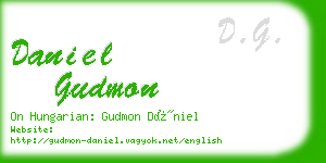 daniel gudmon business card